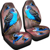 Blue Budgie (Budgerigar) Bird Print Car Seat Covers-Free Shipping