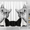 Cute Cats Print Shower Curtain-Free Shipping