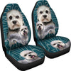 Dandie Dinmont Terrier Print Car Seat Covers-Free Shipping