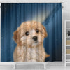 Cavapoo Puppy Print Shower Curtains-Free Shipping