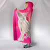 Amazing Devon Rex Cat Print Hooded Blanket