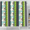 Shih-poo Dog Print Shower Curtain-Free Shipping
