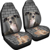 Italian Greyhound Print Car Seat Covers- Free Shipping
