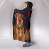 Amazing Airedale Terrier floral Print Hooded Blanket
