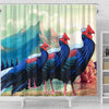 Hoogerwer Pheasant Bird Print Shower Curtains-Free Shipping