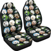 Cute Westie Dog Pattern Print Car Seat Covers-Free Shipping