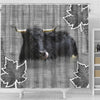 Welsh Black cattle (Cow) Print Shower Curtain-Free Shipping