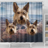 Cute Berger Picard Print Shower Curtains-Free Shipping