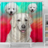 Kuvasz Dog Print Shower Curtain-Free Shipping