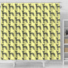 Chinese Crested Dog Pattern Print Shower Curtains-Free Shipping