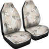 Borzoi Dog Patterns Print Car Seat Covers-Free Shipping