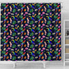 Lovely Parrot Floral Print Shower Curtains-Free Shipping