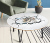 Amazing Cat Art Print Circular Coffee Table