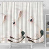 Dogo Argentino Dog Print Shower Curtain-Free Shipping