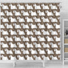 Sealyham Terrier Dog Pattern Print Shower Curtains-Free Shipping