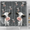 Cute Cow Print Shower Curtain-Free Shipping
