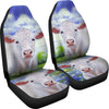 Charolais Cattle (Cow) Print Car Seat Covers- Free Shipping