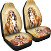 Cute Cocker Spaniel Dog Print Car Seat Covers- Free Shipping