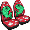 Cute Fish On Red Print Car Seat Covers-Free Shipping