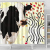 Holstein Friesian cattle (Cow) Print Shower Curtain-Free Shipping
