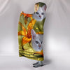 Cute Burmilla Cat Print Hooded Blanket