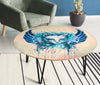 Cat Splash Art Print Circular Coffee Table