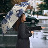Boston Terrier Flower Print Umbrellas