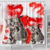 Cute American Shorthair Print Shower Curtains-Free Shipping