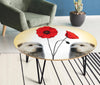 Amazing Central Asian Shepherd Dog Print Circular Coffee Table