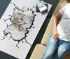 Amazing Cat Art Print Rectangular Coffee Table