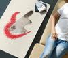Birman Cat Print Rectangular Coffee Table
