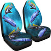 Cynotilapia Afra (Afra Cichlid) Fish Print Car Seat Covers- Free Shipping