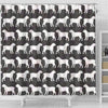 Boreboel Dog Pattern Print Shower Curtains-Free Shipping