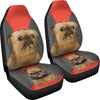 Brussels griffon Print Car Seat Covers- Free Shipping