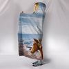 Amazing American Paint Horse Print Hooded Blanket