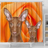 Pharaoh Hound Dog Print Shower Curtains-Free Shipping