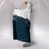 Dutch Warmblood Horse Print Hooded Blanket