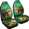 Lovely American Bobtail Cat Print Car Seat Covers- Free Shipping