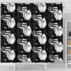 Pomeranian Dog Patterns Print Shower Curtain-Free Shipping
