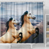 Andalusian Horse Print Shower Curtains-Free Shipping