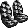 Pomeranian Dog On Black Print Car Seat Covers-Free Shipping