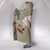 Italian Greyhound Dog Print Hooded Blanket