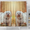 Havanese Dog Painting Art Print Shower Curtains-Free Shipping