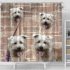 Lovely Glen of Imaal Terrier Print Shower Curtains-Free Shipping
