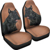 Scottish Terrier Print Car Seat Covers- Free Shipping