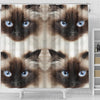 Himalayan Cat Print Shower Curtain-Free Shipping