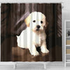 Shih-poo Dog Print Shower Curtain-Free Shipping