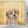 Lovely Cavapoo Print Shower Curtains-Free Shipping