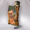 Brussels Griffon family Print Hooded Blanket