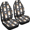 Pembroke Welsh Corgi With Paws Print Car Seat Covers-Free Shipping